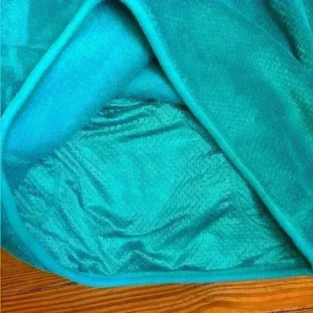 Patagonia Women's Polartec 1/4 T Snap Teal Fleece Pullover Size Small Sweater - Picture 4 of 5